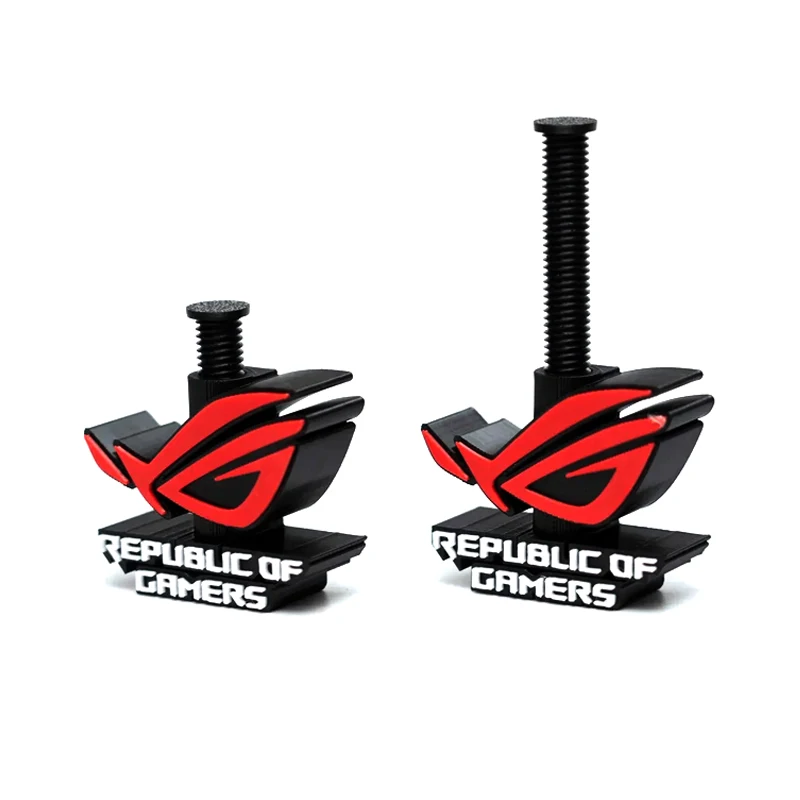 GPU Holder ROG Logo Individuation, 6-10cm Height Adjustable Jack to Prevent Graphics Card Sagging, PC Desktop Player Ornament