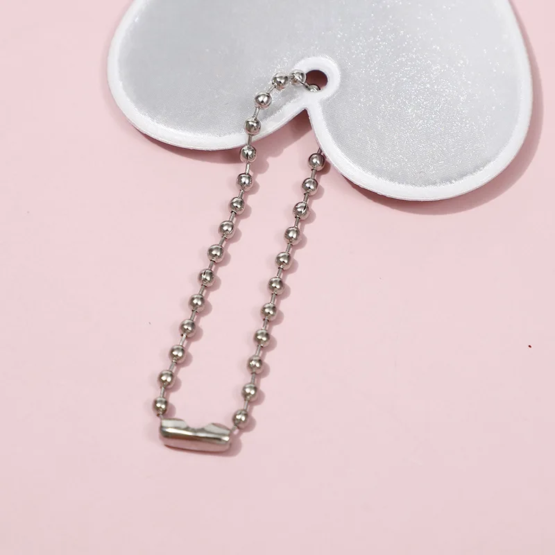 Pendentif de vélo réfléchissant à cinq points, pendentif de sac d'école pour étudiant, étoile réfléchissante, amour, pendentif de sécurité, nouvelle collection