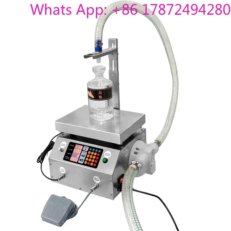 Corrosion-Resistant Liquid Dispenser for Edible Oil, Automatic Quantitative Weighing High-Speed Canning Filling Machine