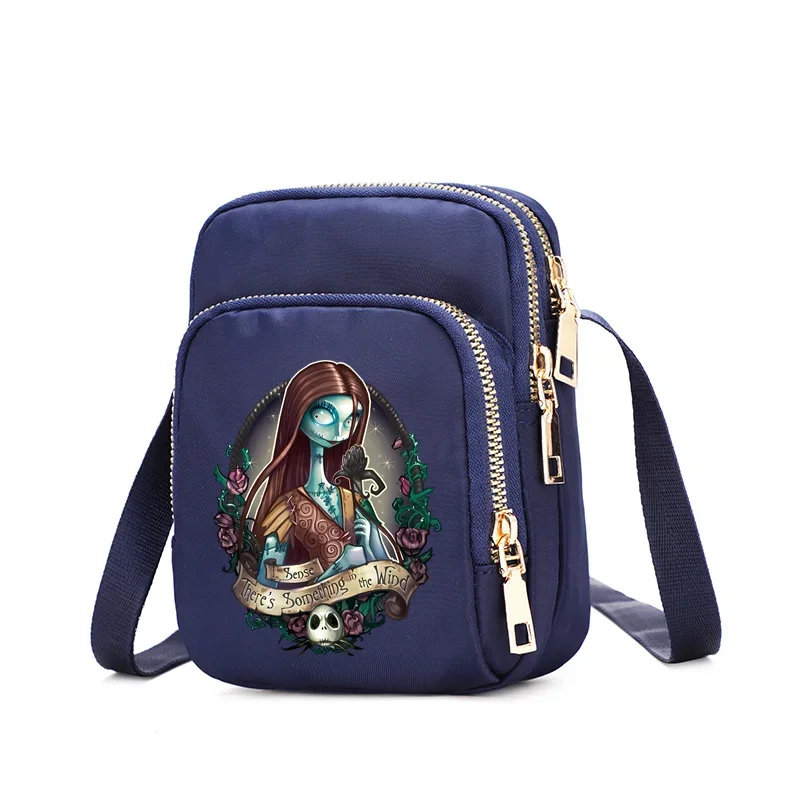 Disney-The Nightmare Before Christmas Jack Sally Sac à Main Décontracté pour Femme, Bandoulière Anime pour Femme