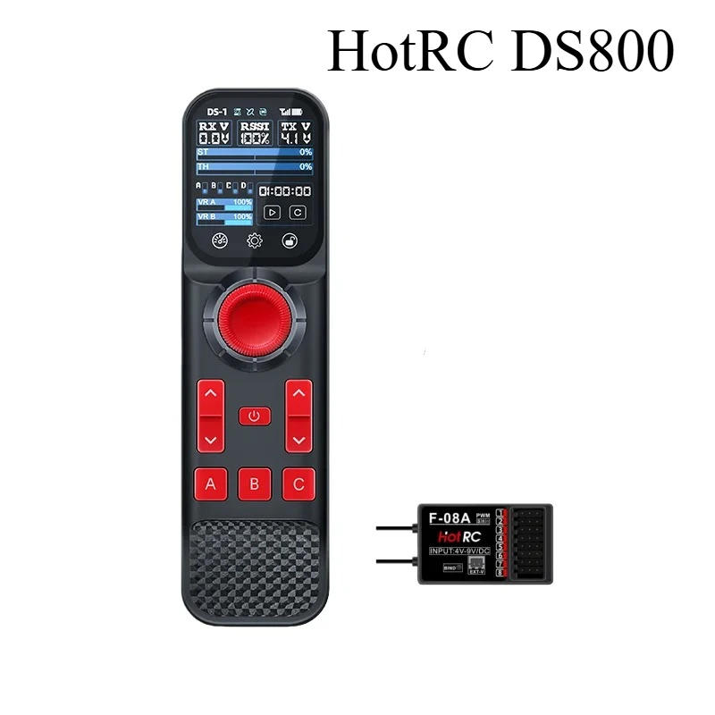 

HotRC DS800 net boat, fishing boattouch color screen eight-channel remote control model car,