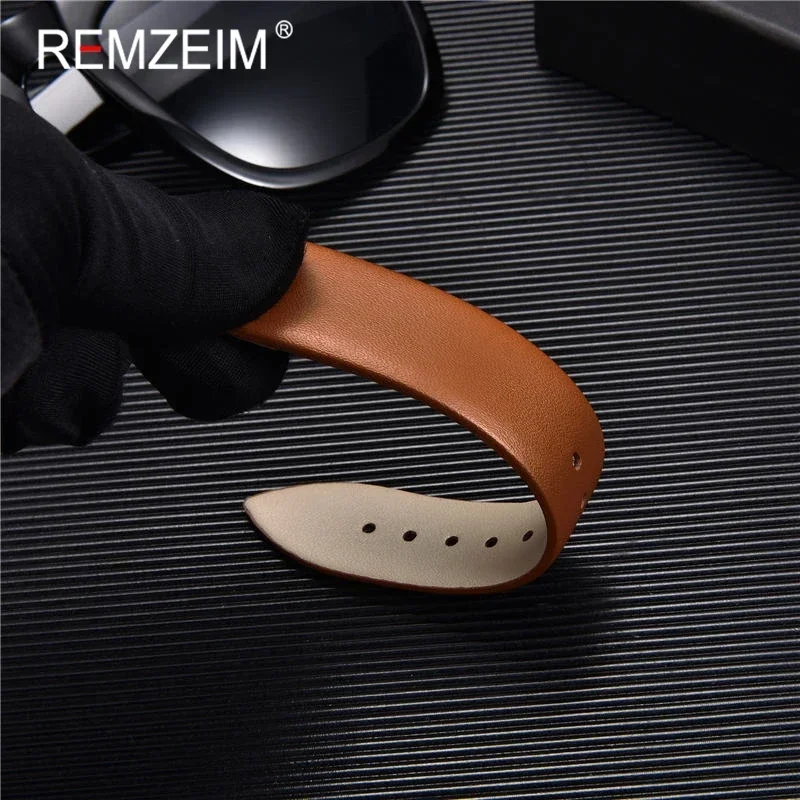 Leather Soft Watchband 12mm 14mm 16mm 18mm 20mm 22mm Wrist Watch Strap High Quality Watchbands Bracelet Belt Band