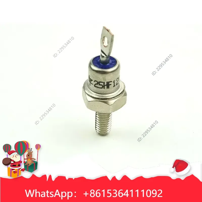 Widely Applied， for ZX25-12 Positive Electrode Iron Bottom Wire Spiral Rectifier Diode Negative Electrode Cost effective，1pc