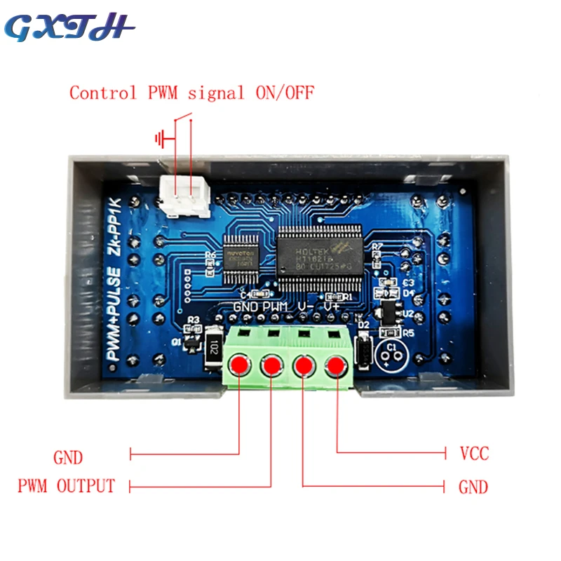 ZK-PP1K PWM Pulse Generator Dual-mode Signal Generator ZK-PP2K PWM Motor Governor Frequency Duty Cycle Adjustable Cycle Delay