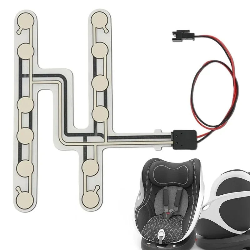 Occupied Alarm Car Seat Pressure Sensor A10E SBR Flexible Pad Universal Seat Belt Warning Reminder for Cars SUV Safety Parts