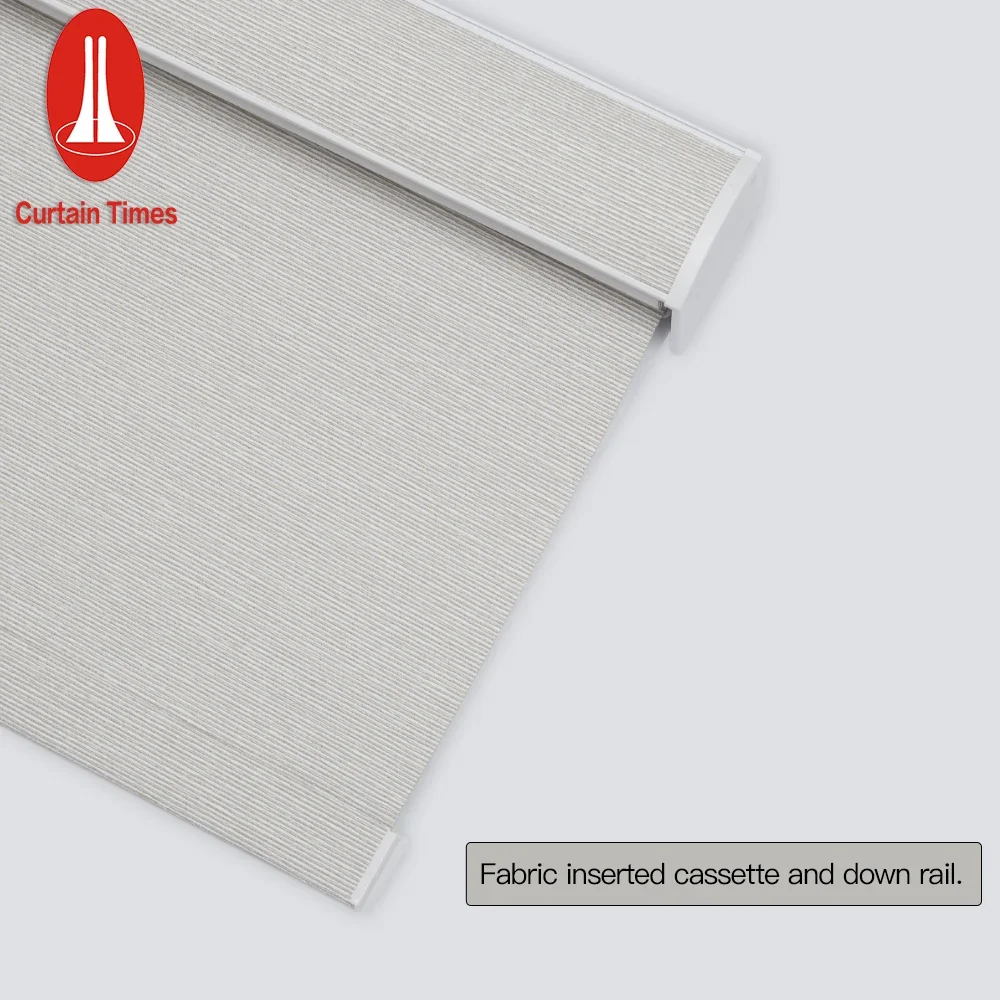 top rank remote control smart sheer roller shades APP controlled automatic   blinds 100% polyester window