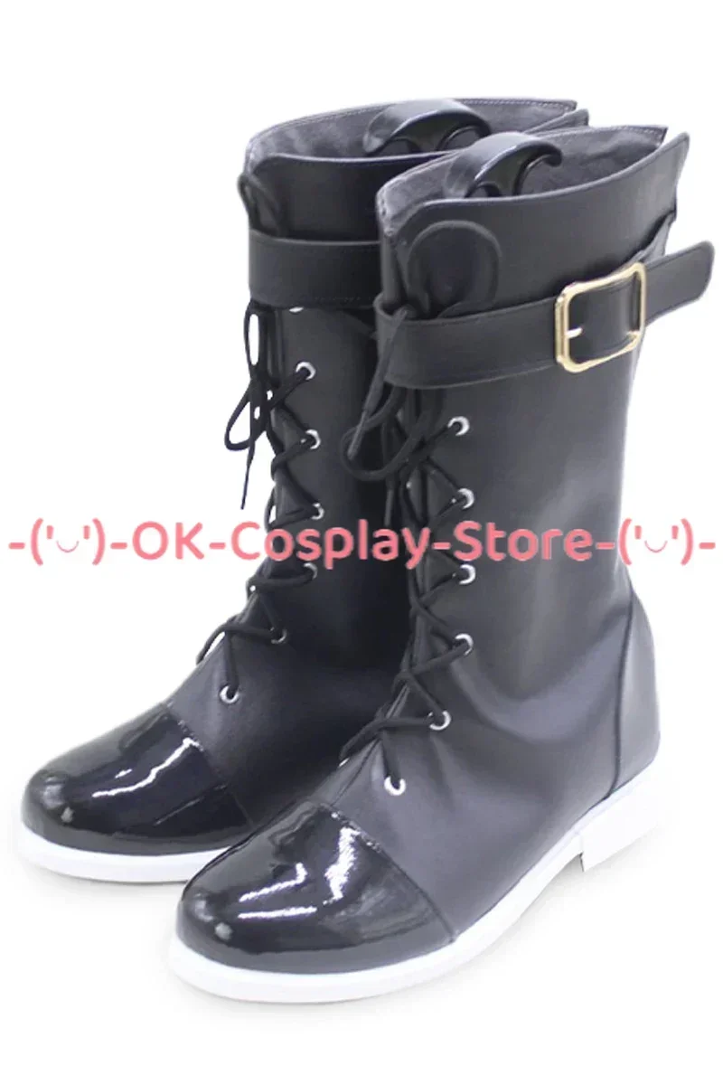 [Angepasst] Vtuber AZA Cosplay Schuhe Anime Spiel Roleplay Kostüm Prop Halloween Karneval Party PU Leder Stiefel