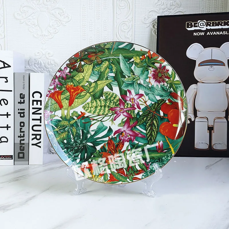 الإبداعية السيراميك الغربية أطباق ستيك أطباق سلطة أطباق الحلوى مجموعة المنزل الطعام أدوات المائدة أطباق عشاء أنيقة #4