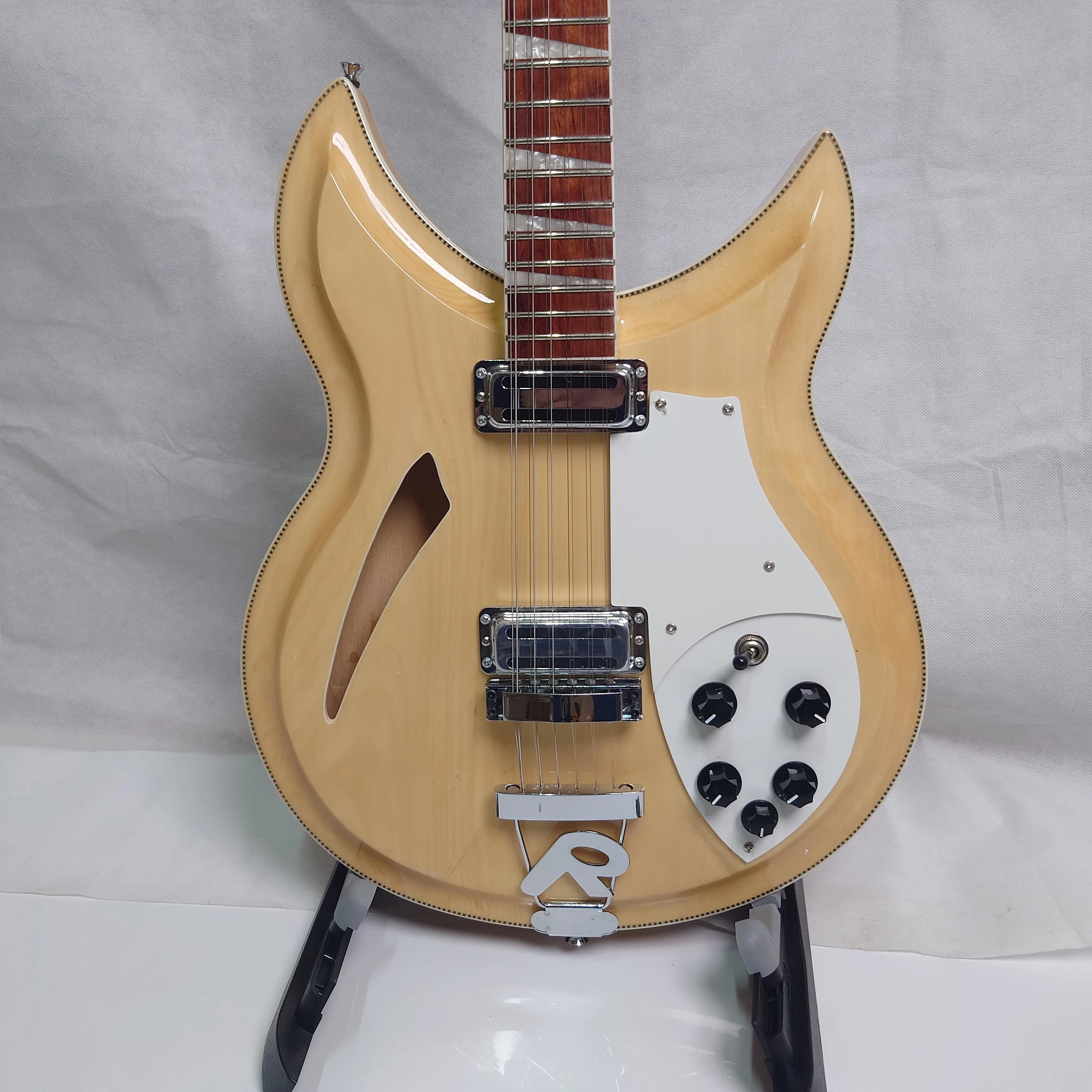 Semi Hollow Body Electric Guitar 360 Semi-Acoustic Electric Guitar 6/12 String Toaster Pickups R Bridge Premium Design view 3