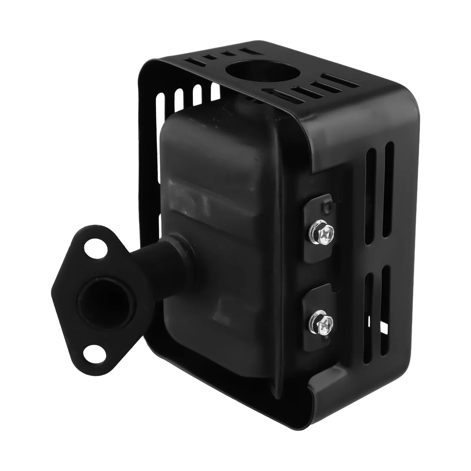 

Lawn Mower Parts Muffler Kit Muffler Optimized And Performance Black Easy Installation For Durability Brand New