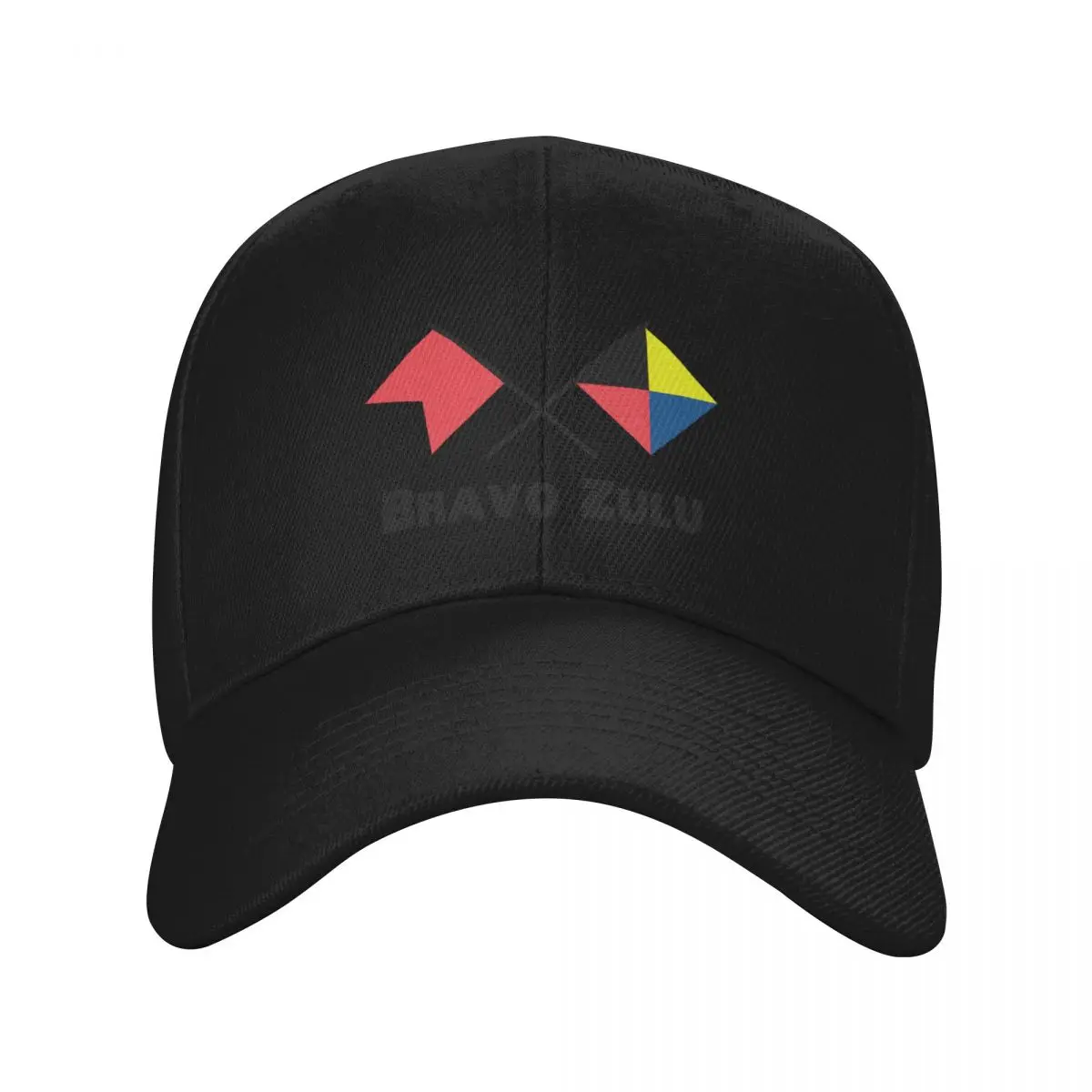 

Bravo Zulu Signal Flags Baseball Cap Hat Beach Wild Ball Hat Male hat Gentleman For Girls Men's