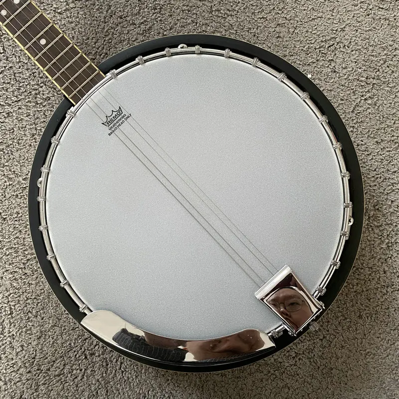 G805 Korean-made Countryman Banjo Guitar 4-String BANJO with Remo Drumhead 19 Frets  11-inch Closed-back Body