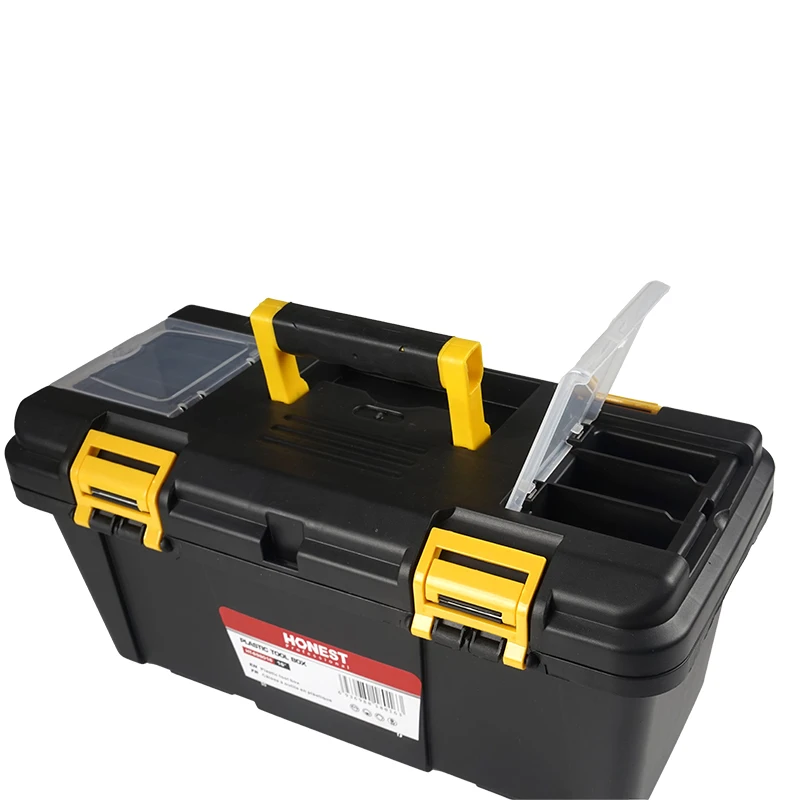 Multifunctional Plastic ABS Tool Storage Box Toolbox with Handle Portable Tool Organizes Screws, Hardware, and Accessorries