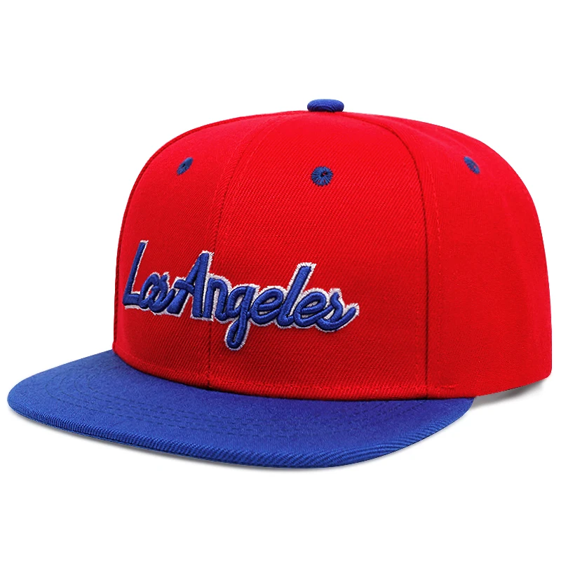 New Los Angeles Embroidery Snapback Cap for Men Youth Vintage Hip Hop Cap for Women Casual Outdoors Fashion Hat Adjustable