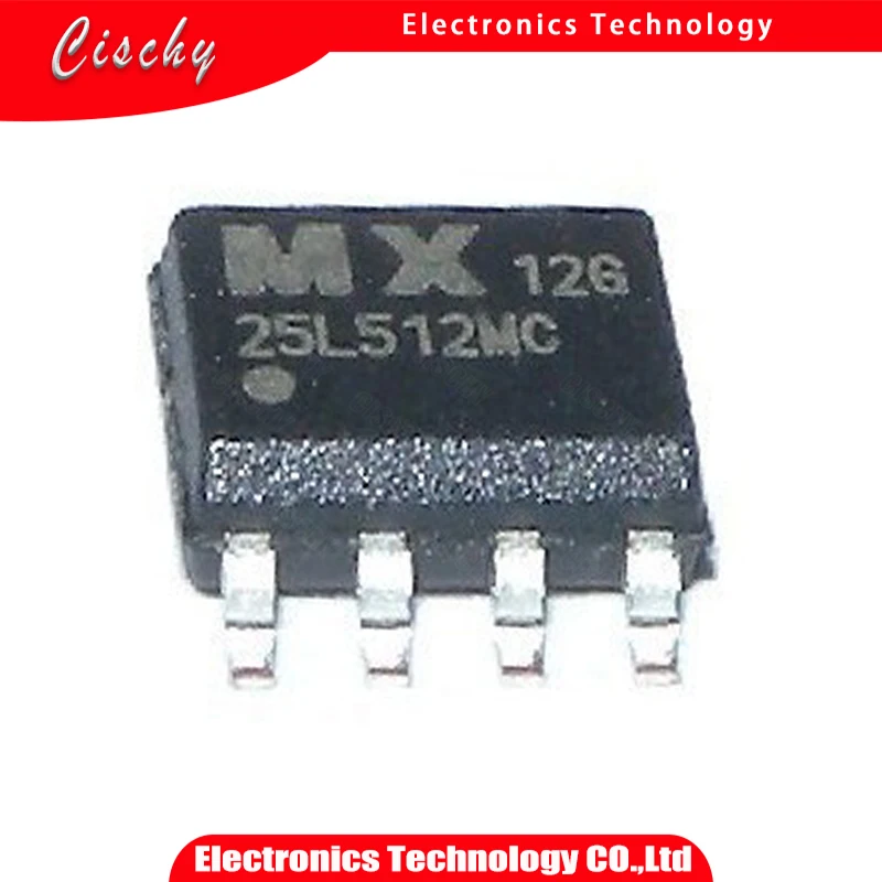 5PCS MX25L512MC-12G MX25L512MC MX25L512M MX25L512 25L512MC 25L512 SOP-8 new original