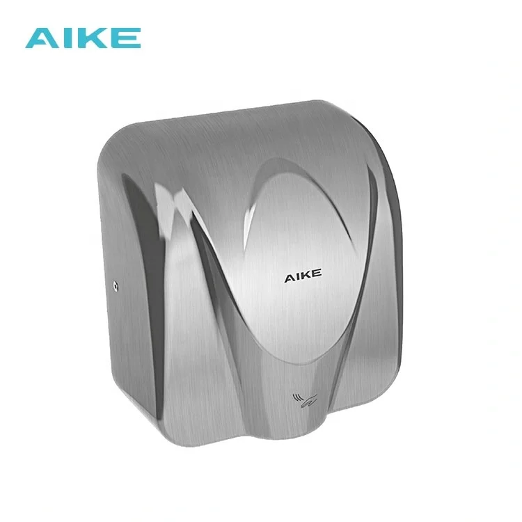 High Speed Hand Dryer OEM AK2812 Wall Mounted 304 Stainless Steel 1400W Automatic Sensor Hand Dryer for Hotel Commercial Use