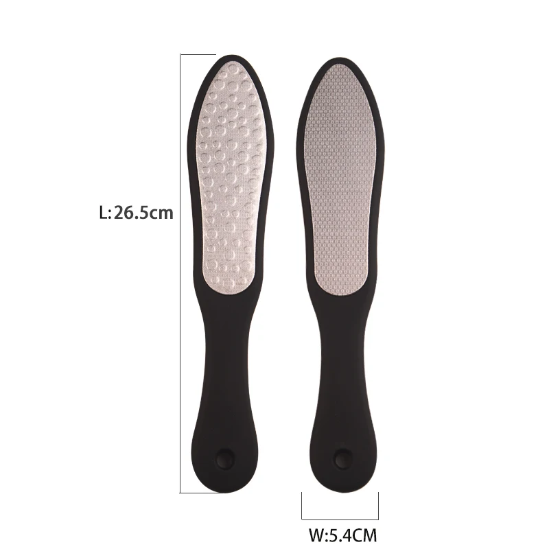 Hoogwaardige Roestvrijstalen Voetverzorgingstools Black Color Foot File Callus Remover Professionele Pedicure Tools