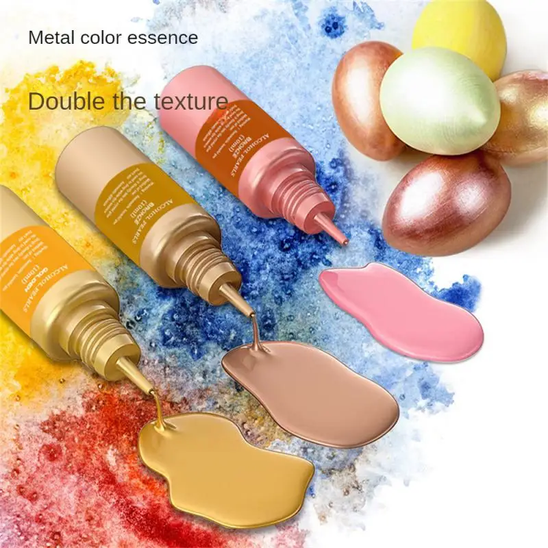 Resin Pigment Vignette 12 Color Alcohol Ink Metal Pigment Drop Gel Dye 10/15ml Liquid Colorant