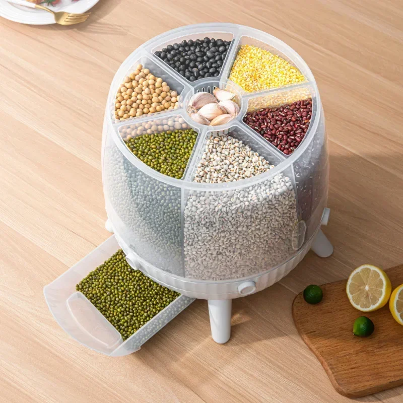 Rice Bucket Storage Container Box Insect-proof Sealed Household Kitchen Nut Dry Goods Food Storage Box