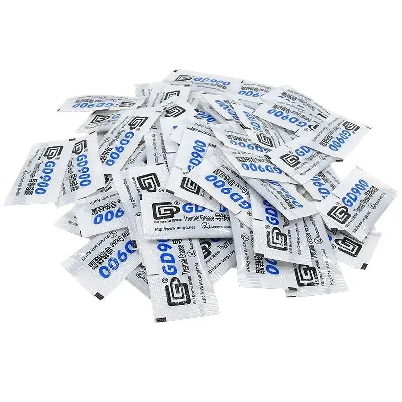 50/100PCS GD900 Thermal Grease 0.5g 4.8W/mk Thermal Paste Conductive Silicone Plaster Heat Sink Compound for GPU CPU Cooler