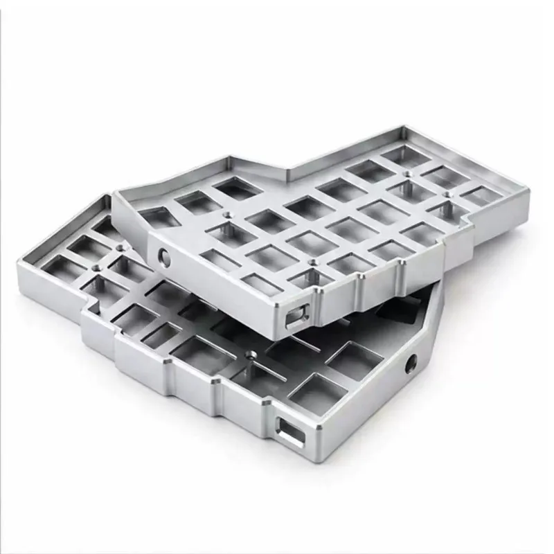 CORNE V4.1 Aluminiumlegierung Geteiltes Tastatur-Kit, Maßgefertigtes CNC-Eloxiertes Gehäuse für Separate Mechanische Tastatur-Zubehörteile DIY