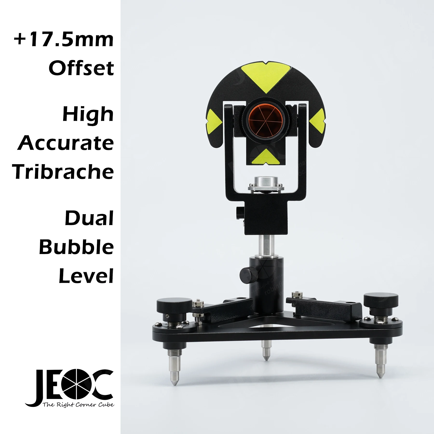 

JEOC Accurate Mini Prism GMP101 & Tribrach Set, Surveying Reflector For Leica Total Station