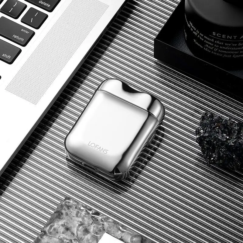 Youpin Lofan Sensor Pintar Alat Cukur Listrik untuk Pria Kering Basah USB Isi Ulang IPX7 Pencukur Tahan Air Pisau Apung Pemangkas Jenggot