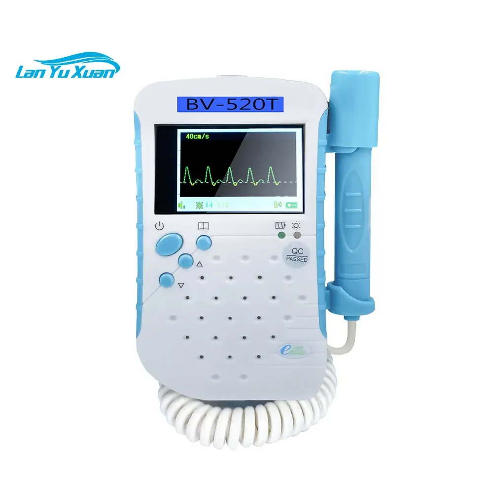 

Bidirectional Vascular Blood Velocity Detector, Portable Vascular Detection Blood Flow Status Detector with 8.0 MHz Flat Probe B