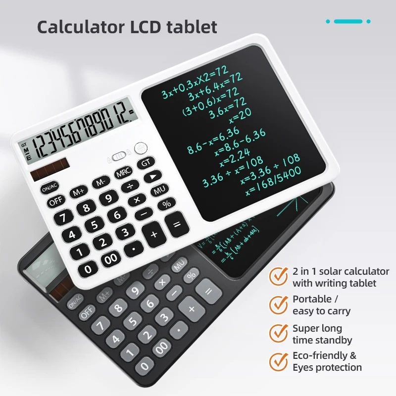 Office teaching computer writing board, solar LCD handwriting board, cultural and educational supplies