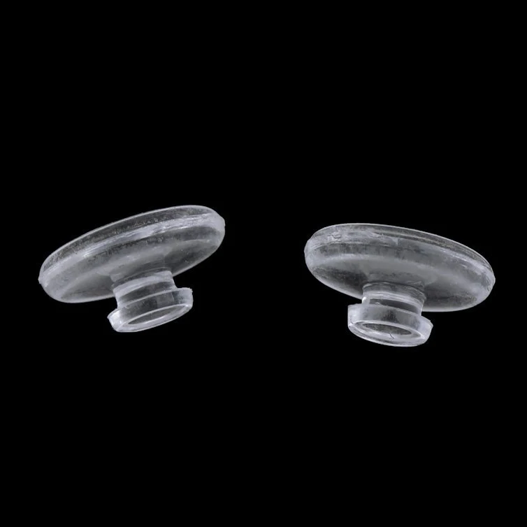 【Last-Chance!】25 Pairs of Silicone Eyeglass Nose Pads Push In Round 9mm