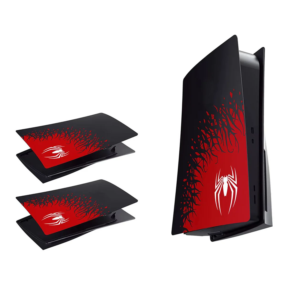 Carcasa de repuesto Spider para PS5, cubierta protectora, placa frontal dura, compatible con Playstation 5, versión de disco