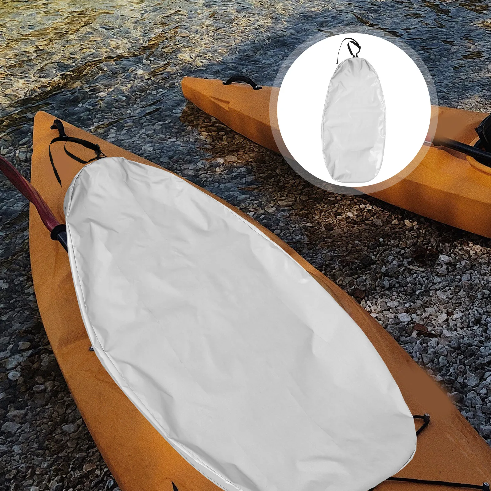 

Waterproof Kayak 200D Oxford Cloth Uv Rain Dust Cover For Kayak Seat Canoe Elastic Boat Storage Protector Fishing