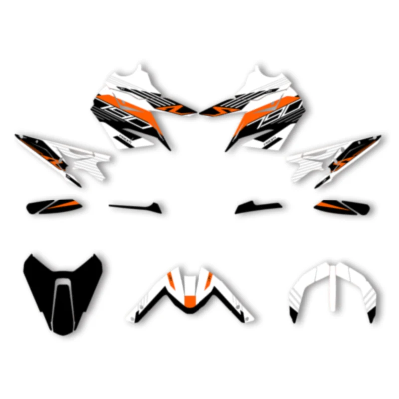 

DSMTECH Motorcycle Graphics For KTM 2018 2019 2020 2021 DUKE 18-21 DUKE 790 890 Decal Stickers Kits 004