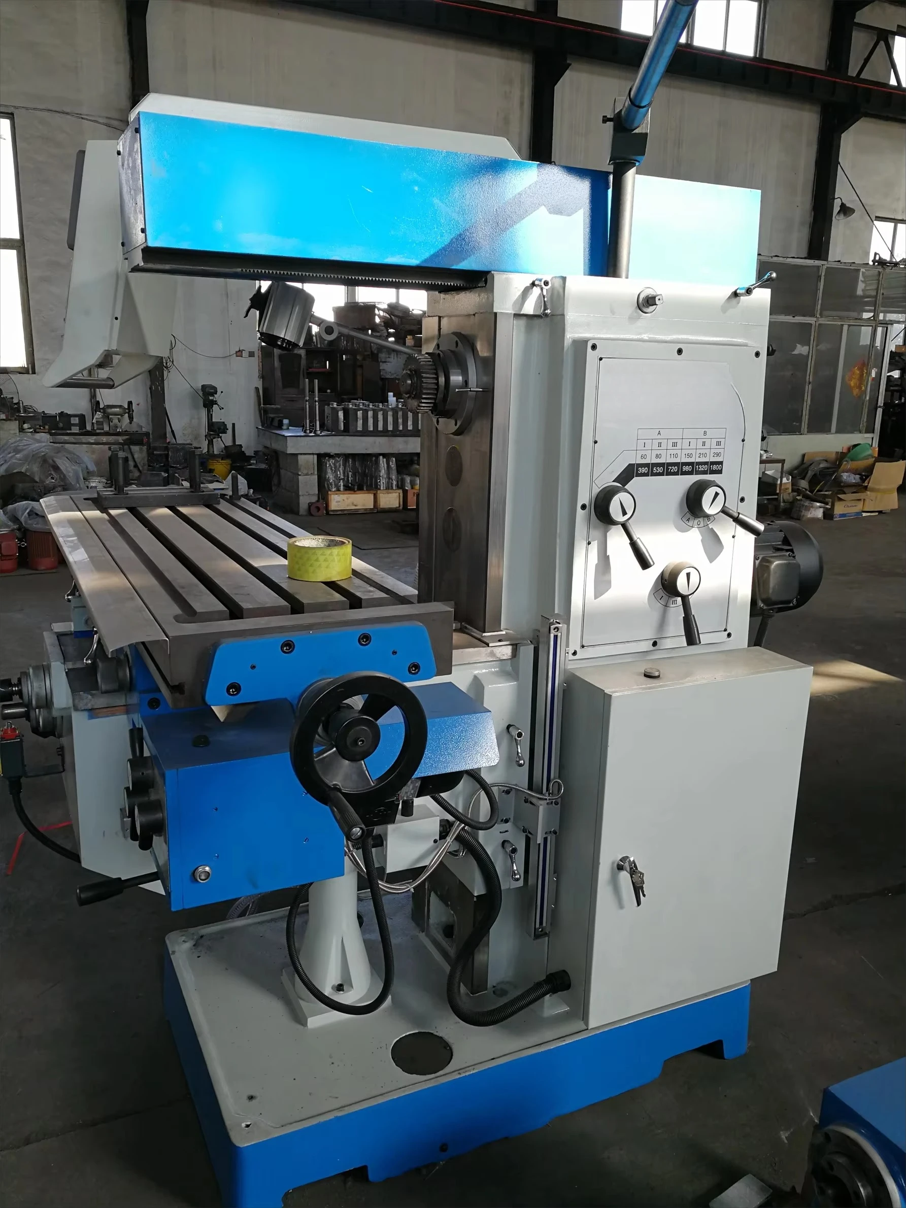 FineTech X6036A High Precision 4-Axis ISO50 Spindle Taper Heavy Duty Vertical Manual Milling Machine 380V/220V 1 Year Warranty