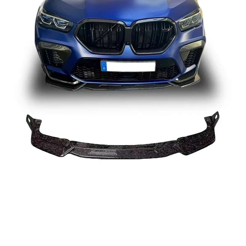 

F96 X6M LCI CFA Style Dry Carbon Передняя губа с прямым болтом