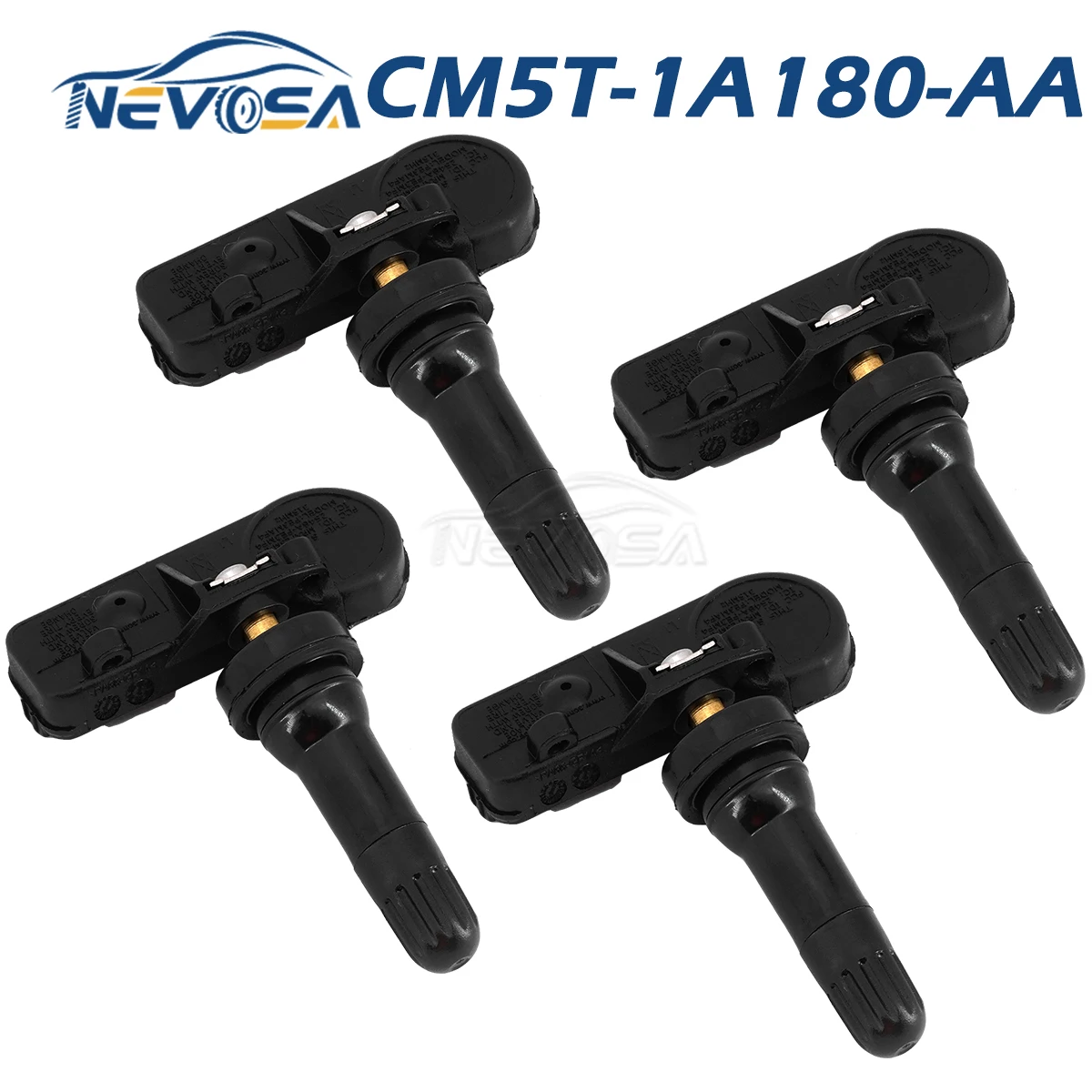 NEVOSA CM5T-1A180-AA For Lincoln Mark LT MKC Ford C-Max E-Series Escape Edge Explorer Expedition 4PCS TPMS Tire Pressure Gauge