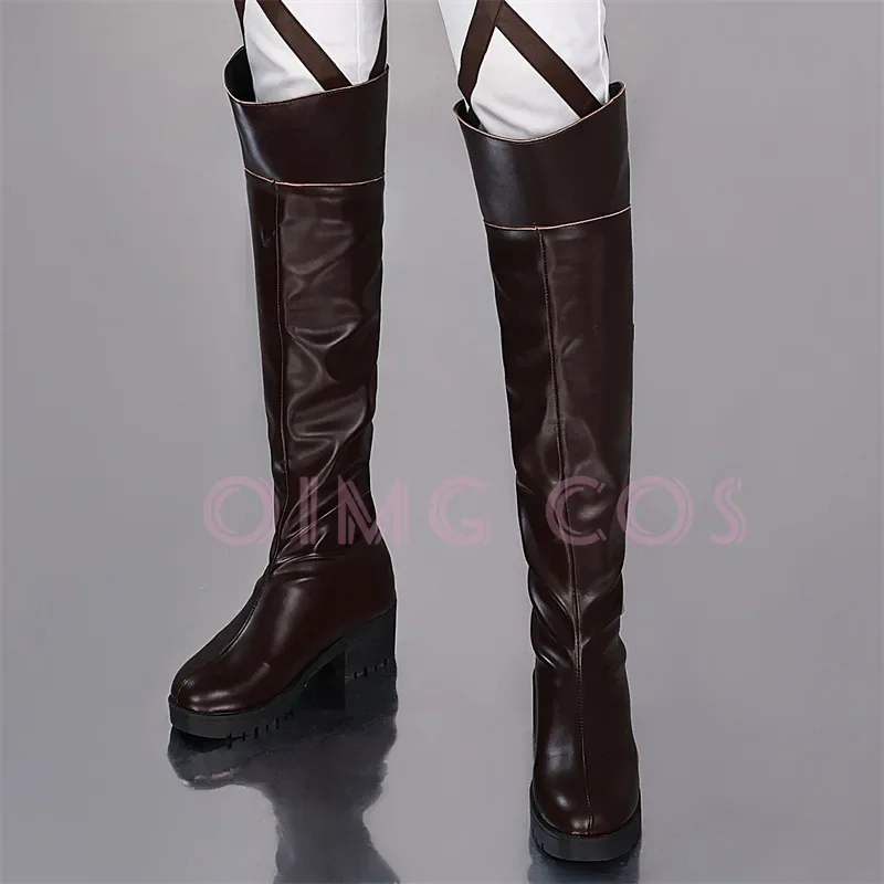 Attack On Titan Eren Jaeger Cosplay Shoes Chinese Style Halloween Anime Game