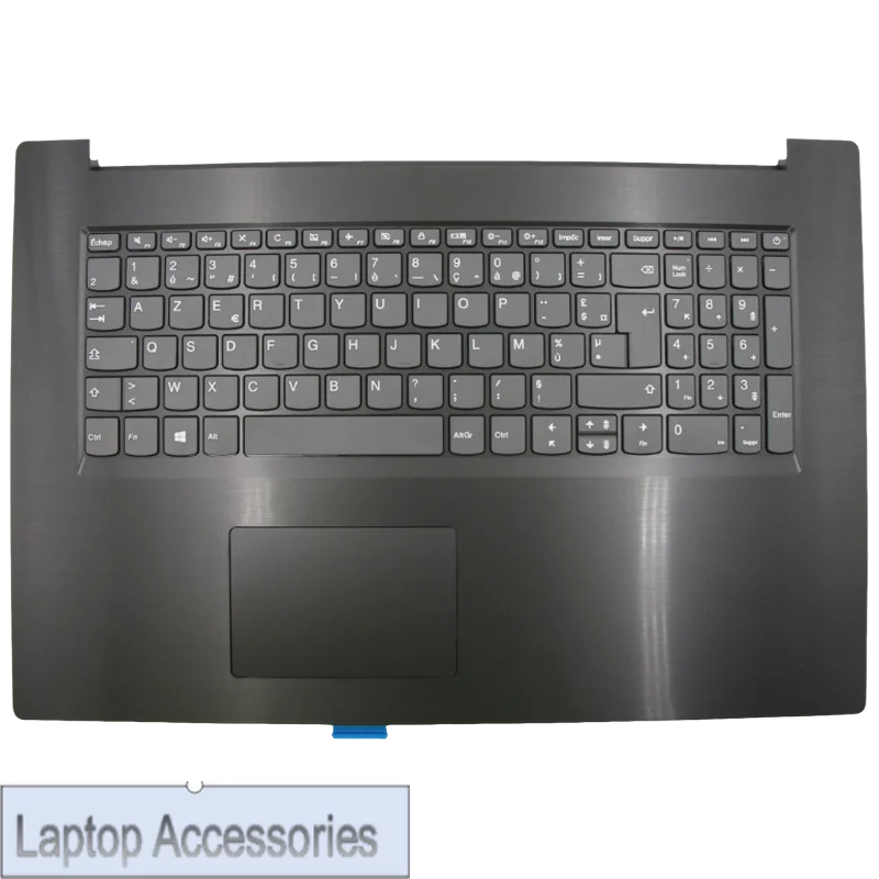 

FR French Black Keyboard Upper Case Palmrest Shell Cover For Lenovo Ideapad L340 17 17API 17IWL 5CB0S17162