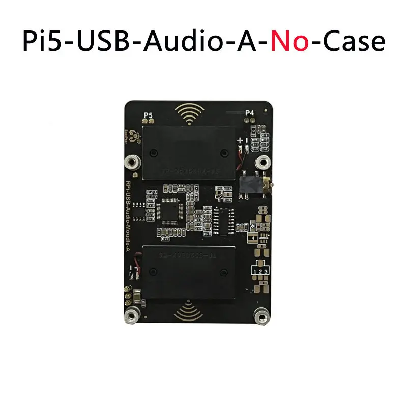 Raspberry Pi 5 USB Audio Driver-Free Sound Card Expansion Board Onboard Headphone Port Speaker Speaker Suitable for Pi4B