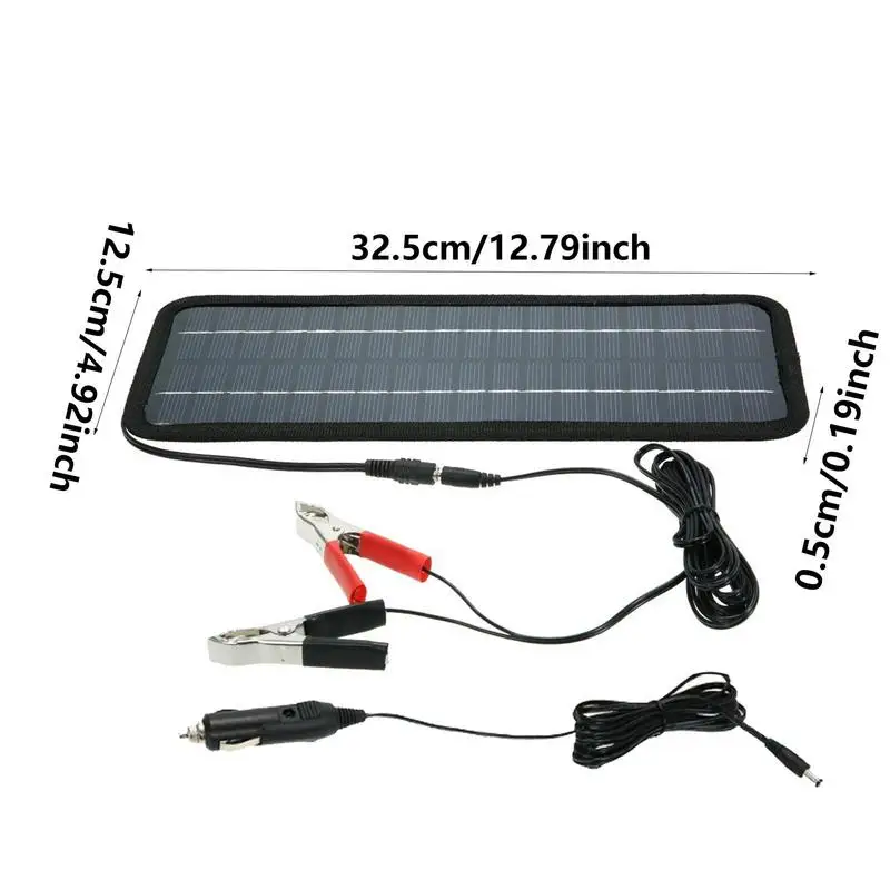 Solar Panel 18v 20w Battery Charger System Portable Maintainer Marine Boat Car Solar Trickle Charger For Car Rv Battery