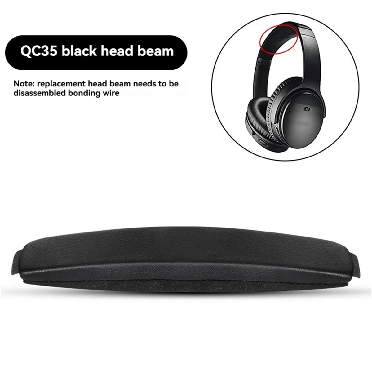 Replacement Headband for 35 Headphones Headband Pad Protective Cover for QC35