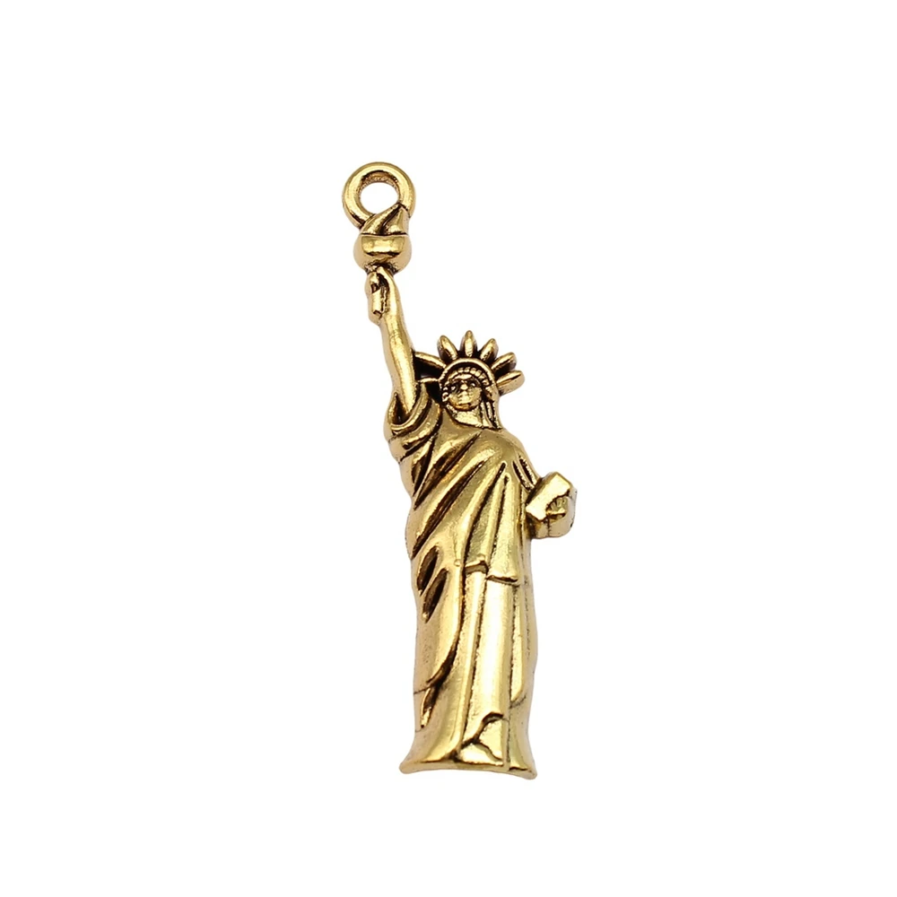 Vintage Jewelry Statue Of Liberty Charms Items Findings 10pcs