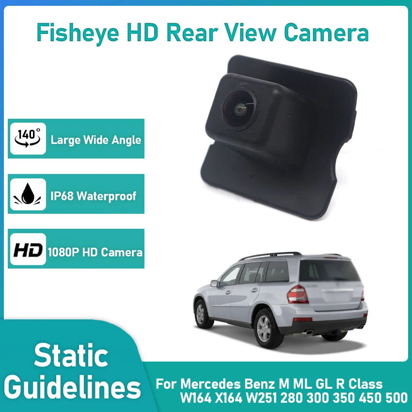 Car Rear View Camera For Mercedes Benz M ML GL R Class W164 X164 W251 280 300 350 450 500 CCD Night Vision Backup Camera HD