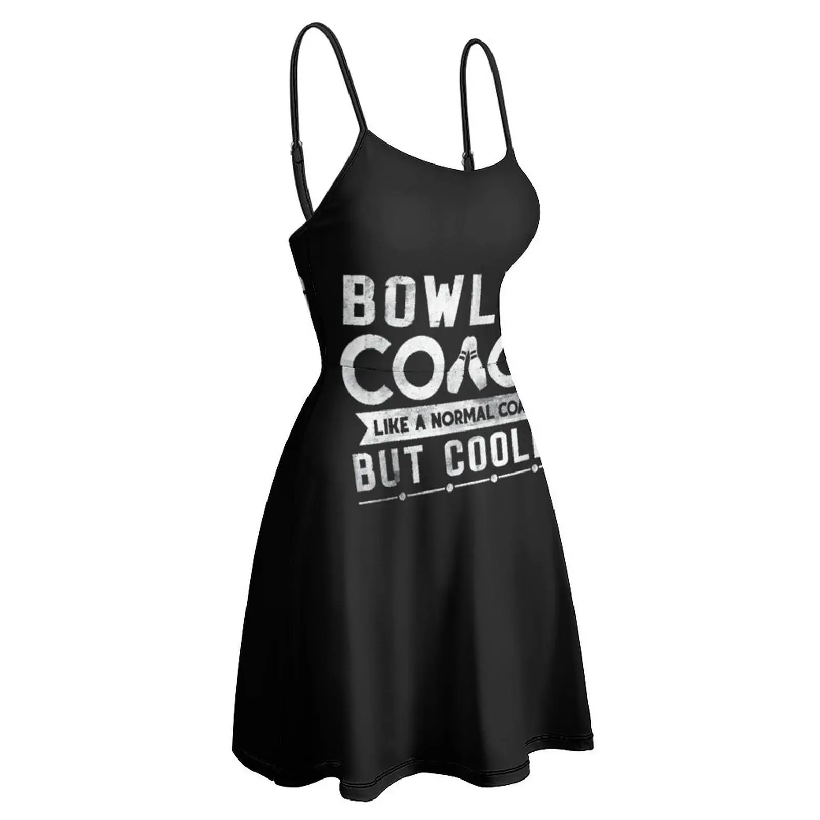 مثير الملابس النسائية الحمالة اللباس البولينج مدرب برودة تصميم المرأة حبال اللباس مضحك النوادي نكتة #3