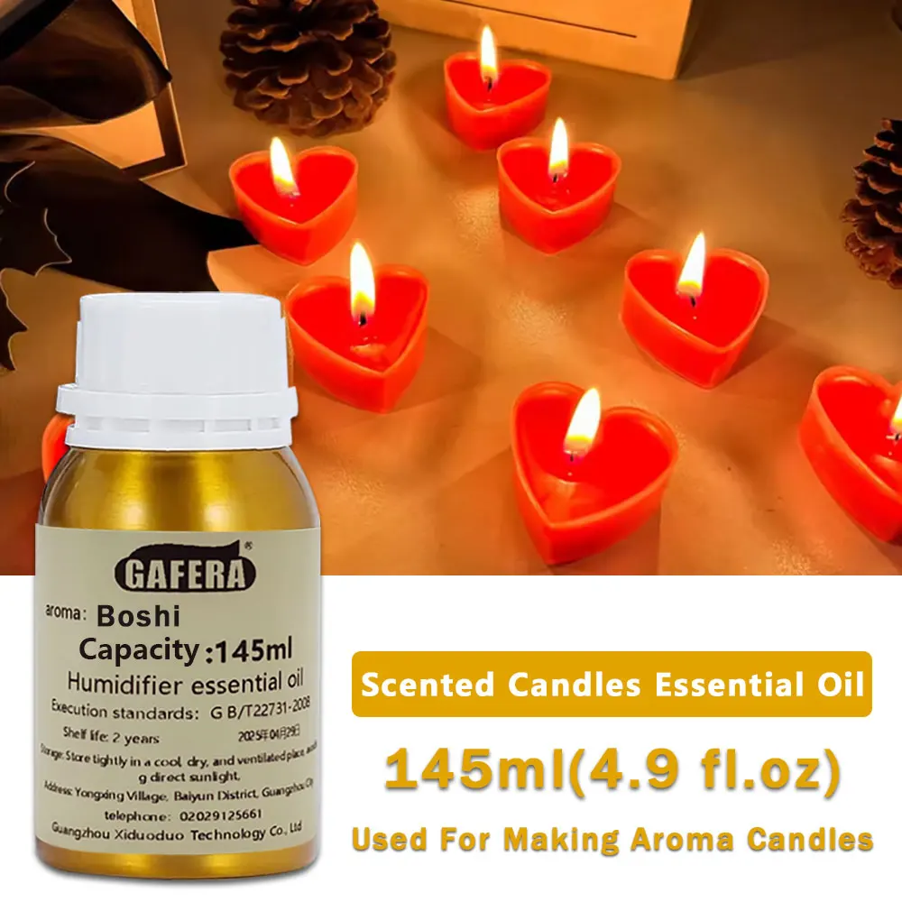 GAFERA 145ml(4.9 fl.oz) Lily/Boshi/Shangri-La Essential Oil, For Making Aromatherapy Candles & Making Handmade Soap & Humidifier