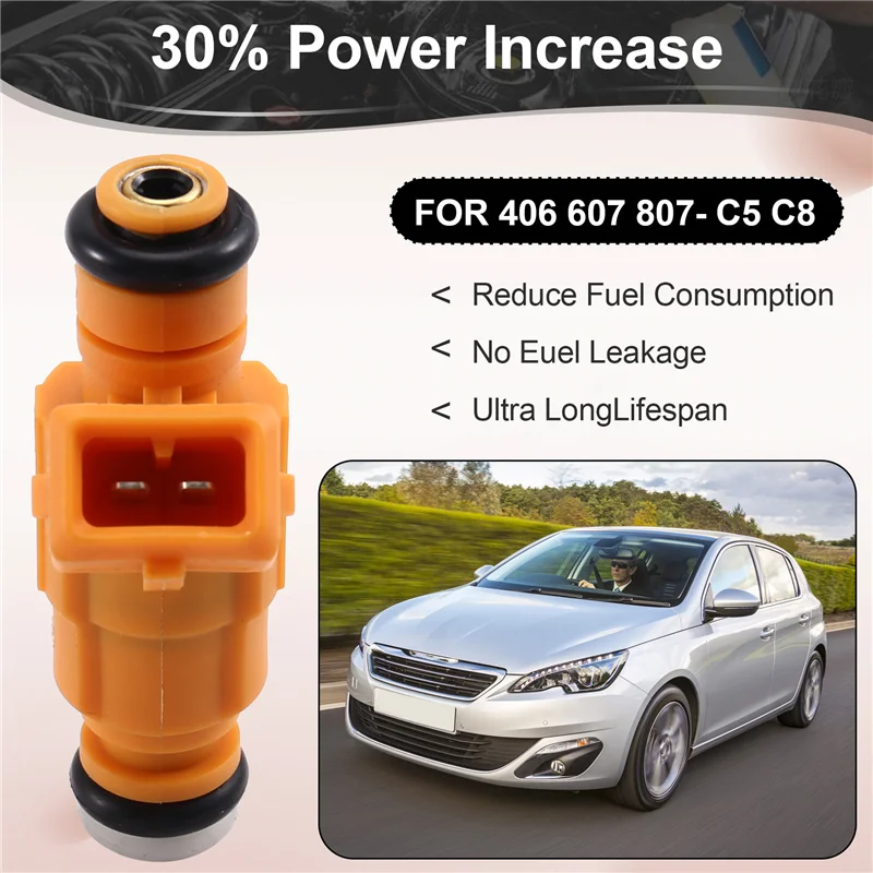 Iniettore di carburante 0280155994 1984. E5 9635884280 Set da 6 pezzi per Citroen C5 C8 406 607 807 Renault Fiat Lancia 3.0L