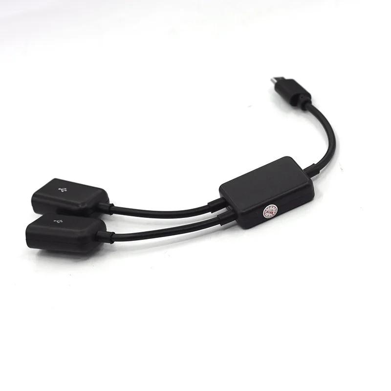 USB Splitter One Pull Two Typec To  Female OTG Line Mobile Phone Extender  Split 