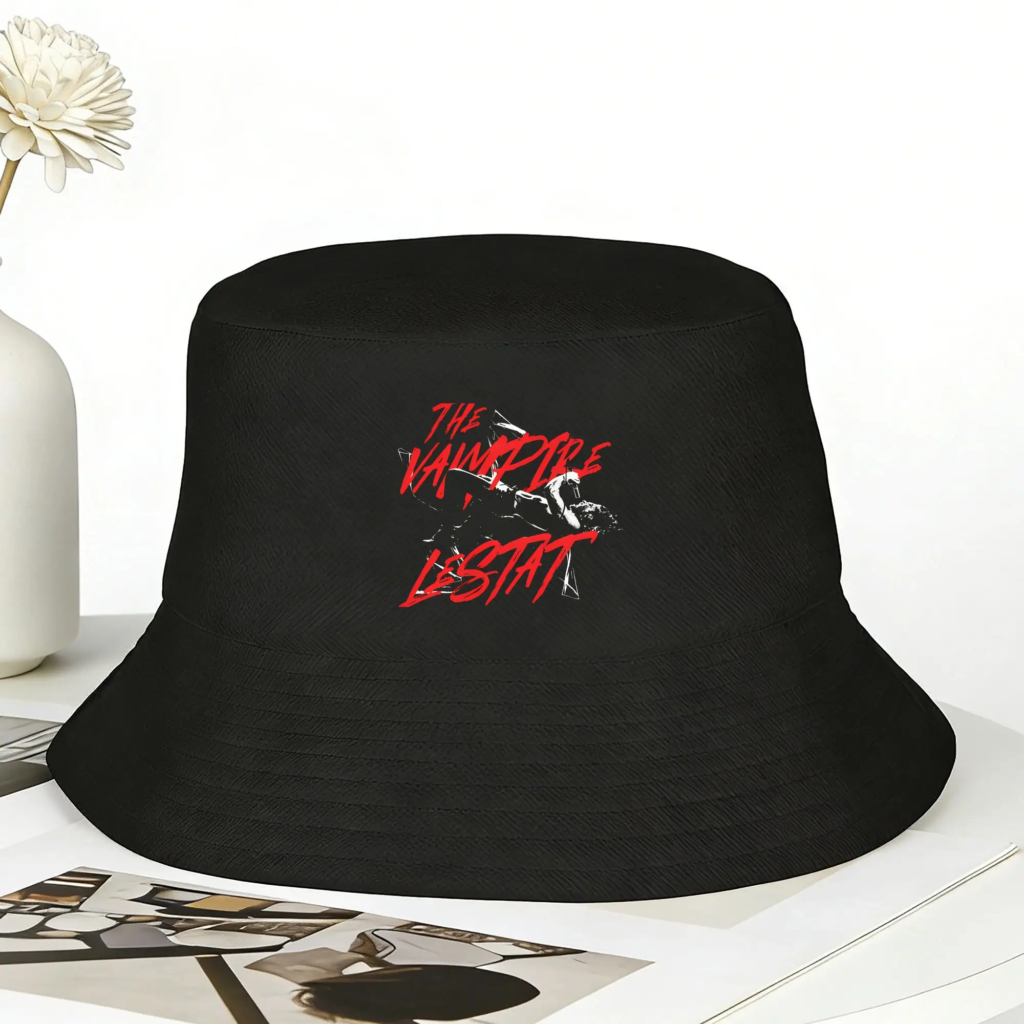 The Vampire Lestat 2026 Tour Bucket Hat For Unisex  Fisherman Hats Vintage Beach Travel Caps Hawaii Graphic Visor Hats