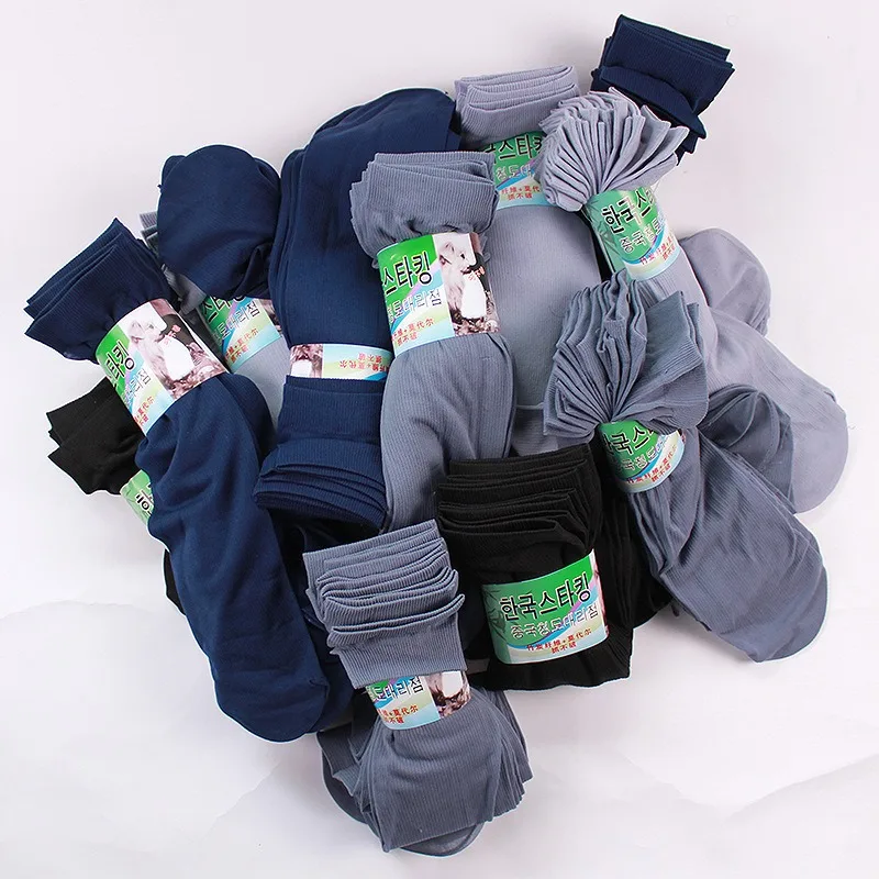 Men Ice Silk Sock Summer Ultra-thin Socks