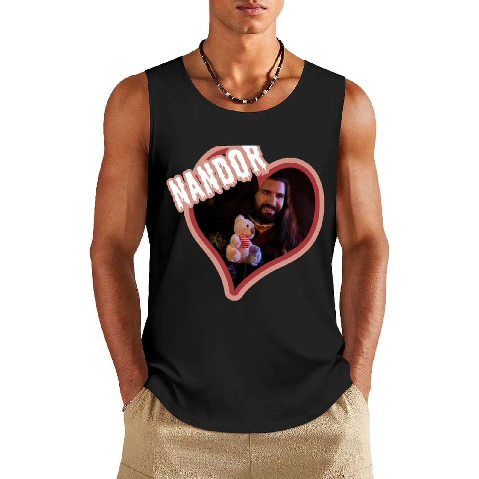 

I Heart Nandor, Relentlessly Tank Top sleeveless jackets clothes for men gym clothes man fitness T-shirt for fitness